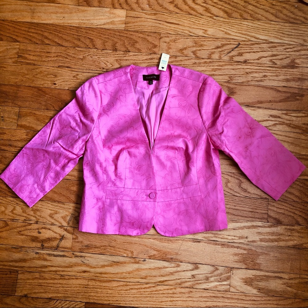 Talbots Hot Pink Blazer